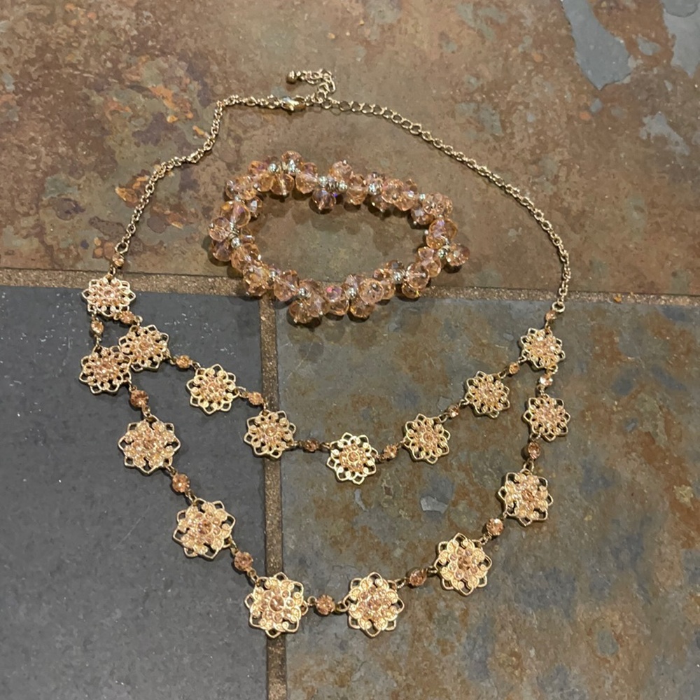 Dainty Necklace and Bracelet